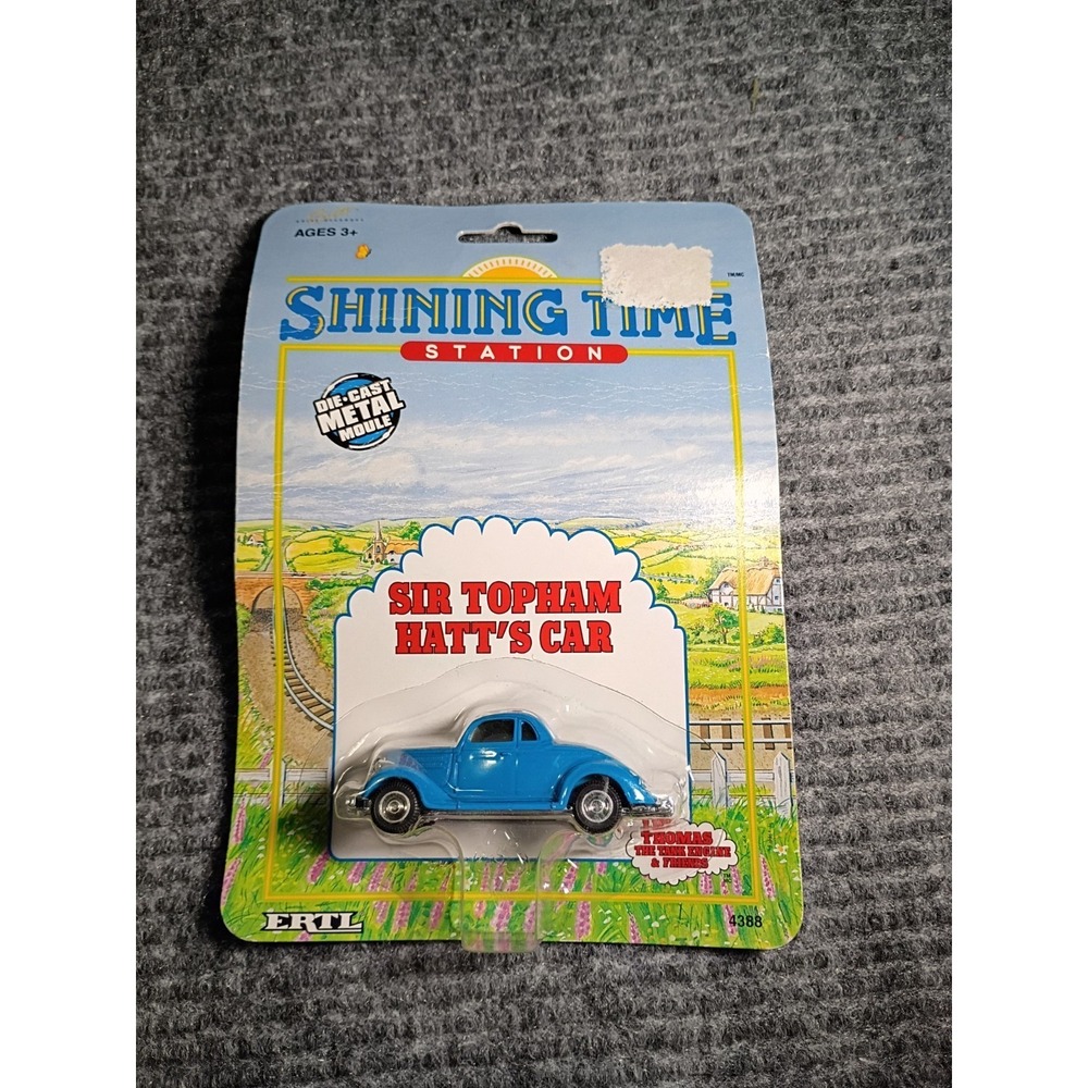 Vintage Shining Time Station Sir Topham Hatt's Car  Die Cast Metal